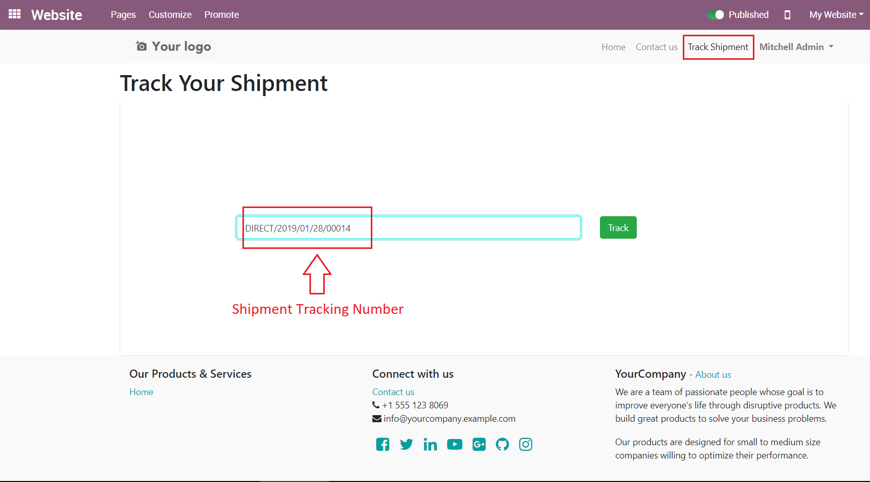 Tracking Frontend