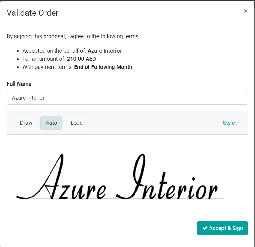 Signature Window