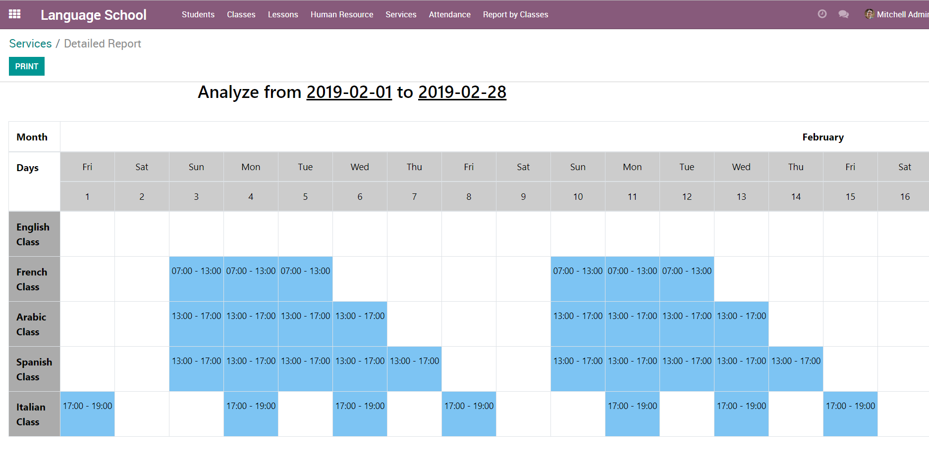 Time Table Management 2