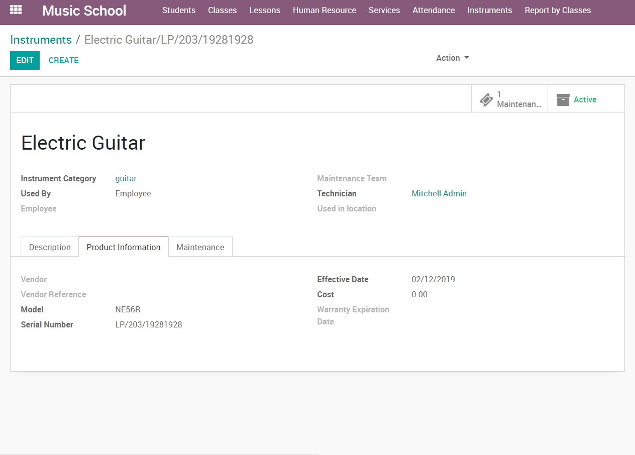 Instrument Management 2