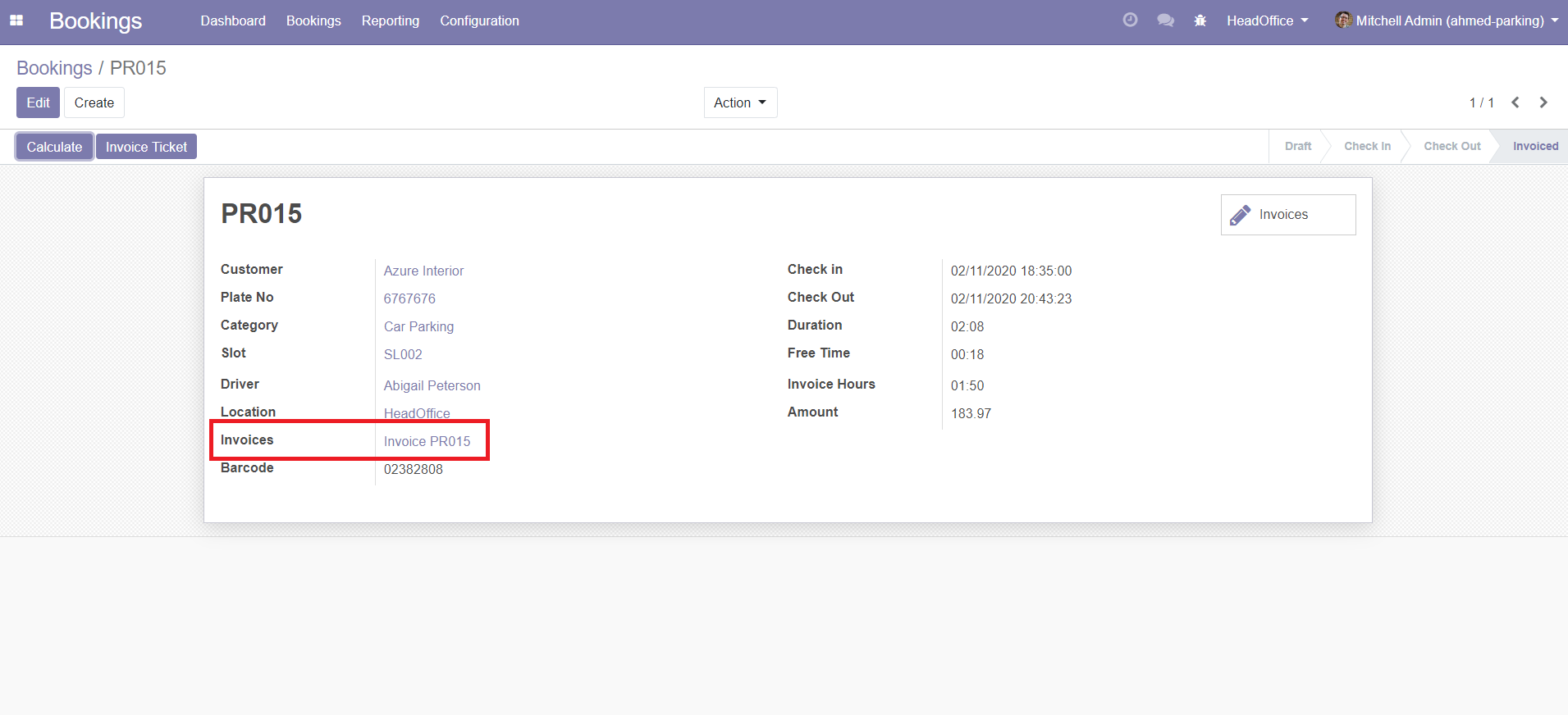 View Invoice